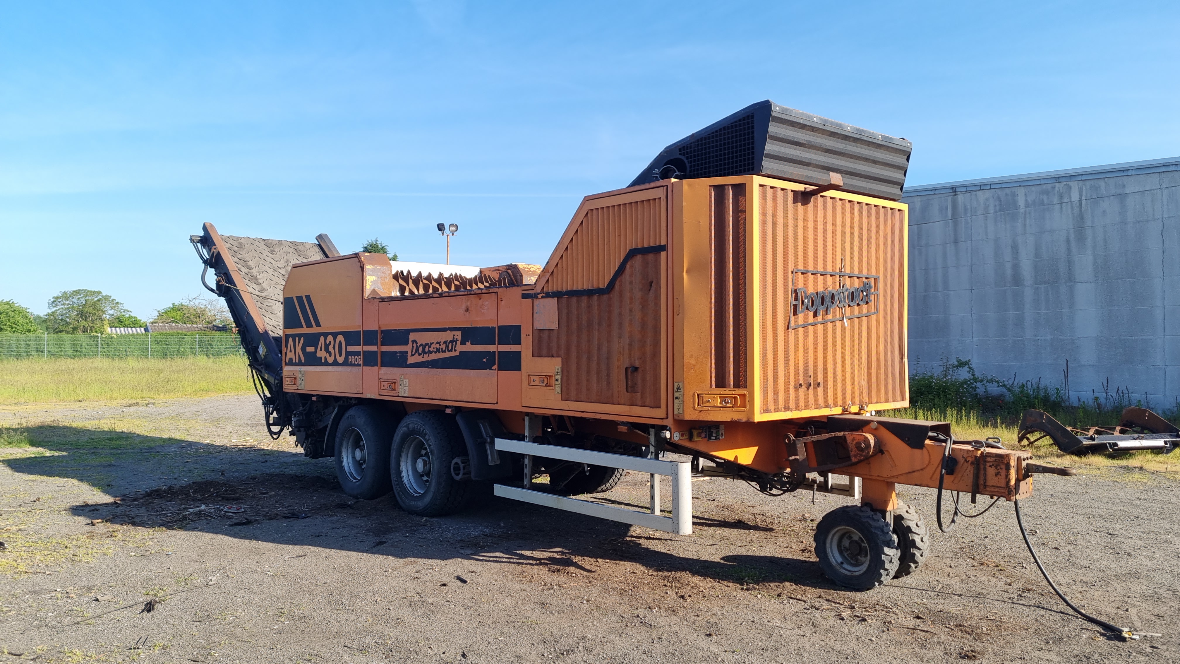 Gebraucht Mobiler Zerkleinerer Doppstadt AK 430 Profi, Baujahr 2004, inkl. Funkfernsteuerung