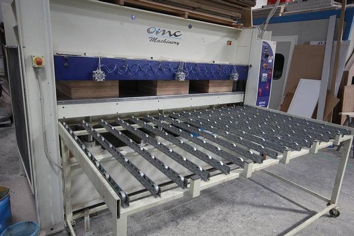 Usato 2007 Block board hot press OMC pressa per listellare OMC