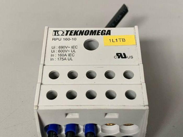 Used Teknomega RPU 160-10 Power Distribution Terminal Block