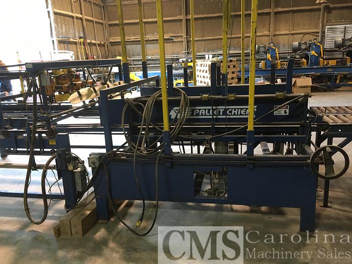 Used Pallet Chief PCII Nailer with Stacker