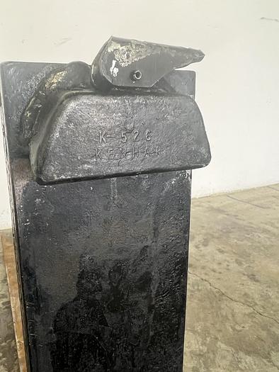 Used Kenhar  K-526 Forklift Forks 37 1/2" x 21 3/8" x 1.5"