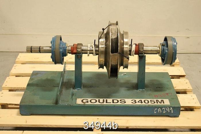 Refurbished Goulds 3405 6x8x12 Pump Rotating Assembly, 6 Vane 12" Diameter Impeller #34944