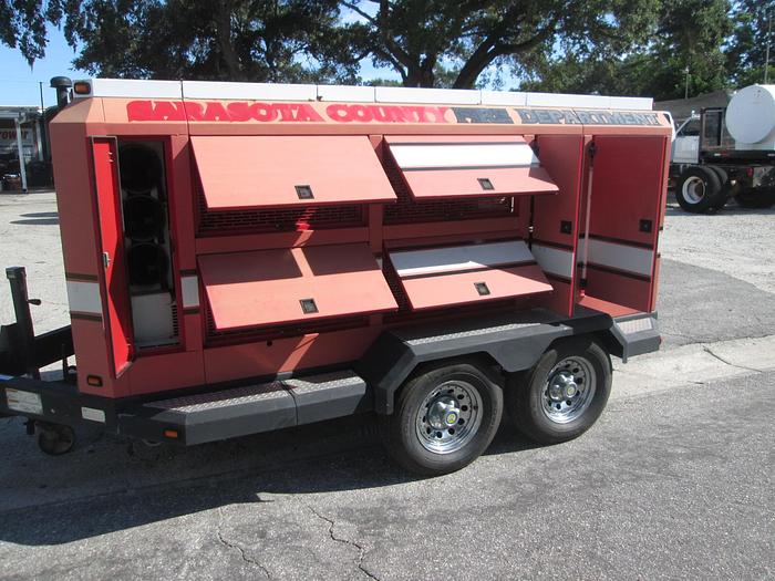 Used 2011 Bauer T-Com25H Compressor Mobile Breathing Air Trailer