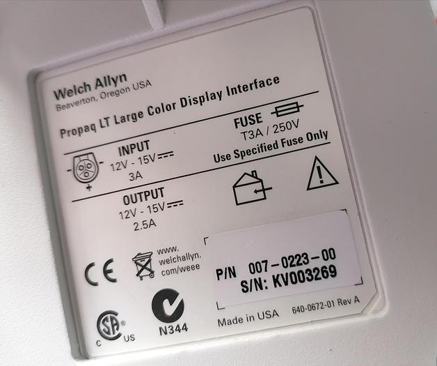 Gebraucht Welch Allyn Probaq LT Patientenmonitor auf Trolley mit Zubehöre