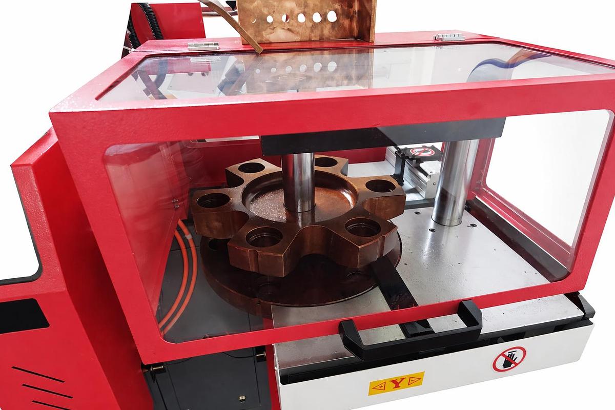 MACCHINA PER BARRE RAME IB NM 200 M CONTROLLO MANUALE SEZIONE BARRE 200X20 MM