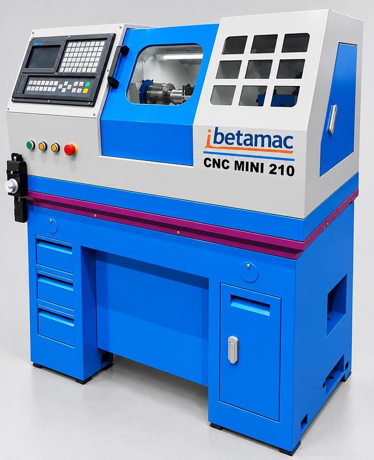 IBETAMAC – TORNIO CNC MINI 210 Controllo numerico SIEMENS SINUMERIK 808D
