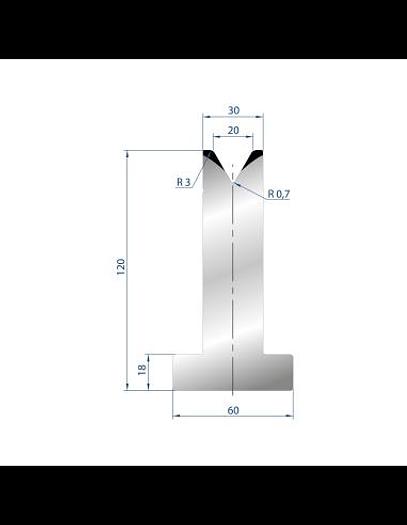 MATRICI T TIPO AMADA PROMECAM 60°