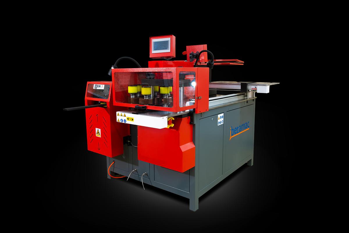 MACCHINA BARRE RAME COMBINATA SEMIAUTOMATICA PLC SIEMENS  NUOVA CE NC 160 BARRA 160X16