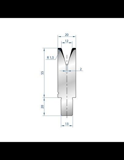 MATRICI 1V TIPO BYSTRONIC 30°