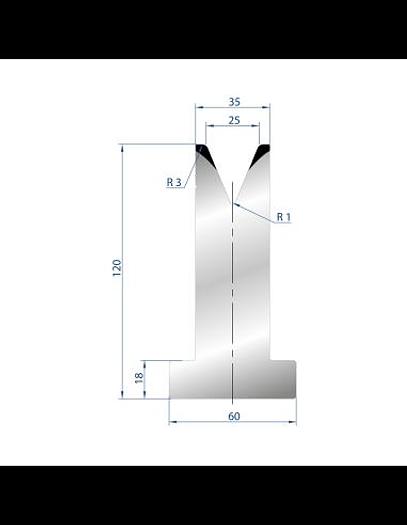 MATRICI T TIPO AMADA PROMECAM 45°