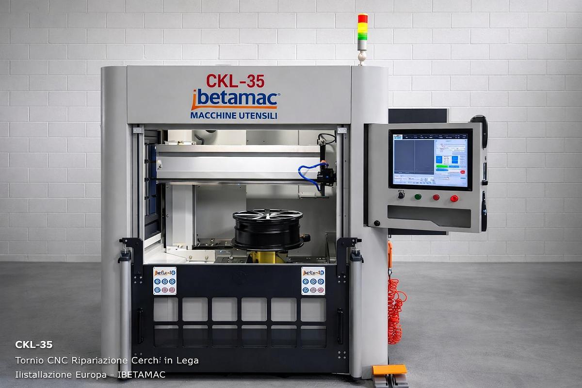 RIPARAZIONE CERCHI IN LEGA TORNIO CNC DIAMANTATURA