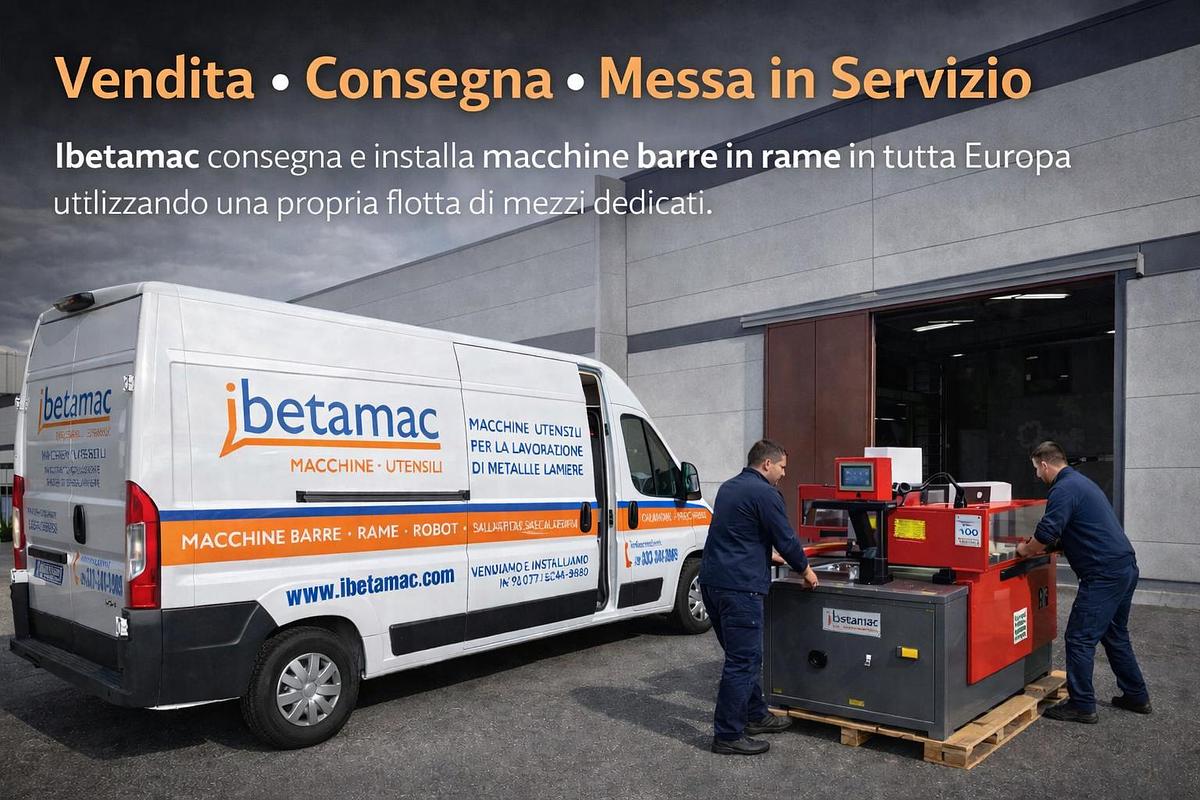 PUNZONATRICE COMBINATA BARRE IBETAMAC NC 200 16 CE SEMIAUTOMATICA