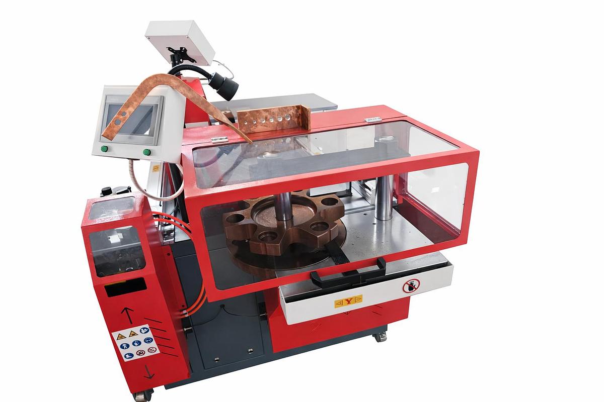 MACCHINA PER BARRE RAME IB NM 200 M CONTROLLO MANUALE SEZIONE BARRE 200X20 MM