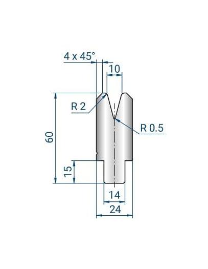 MATRICI V10 TIPO ESH 30°