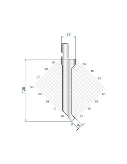 PUNZONE TIPO ESH 86°