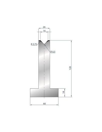 MATRICI T TIPO AMADA PROMECAM 85°