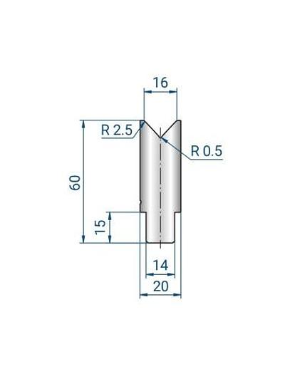 MATRICI V16 TIPO ESH 86°