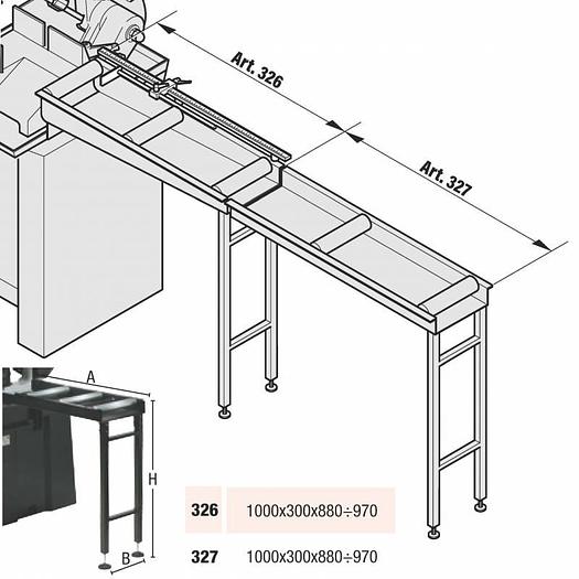 RULLIERA MODULO AGGIUNTIVO PER SEGATRICI STAZIONARIE