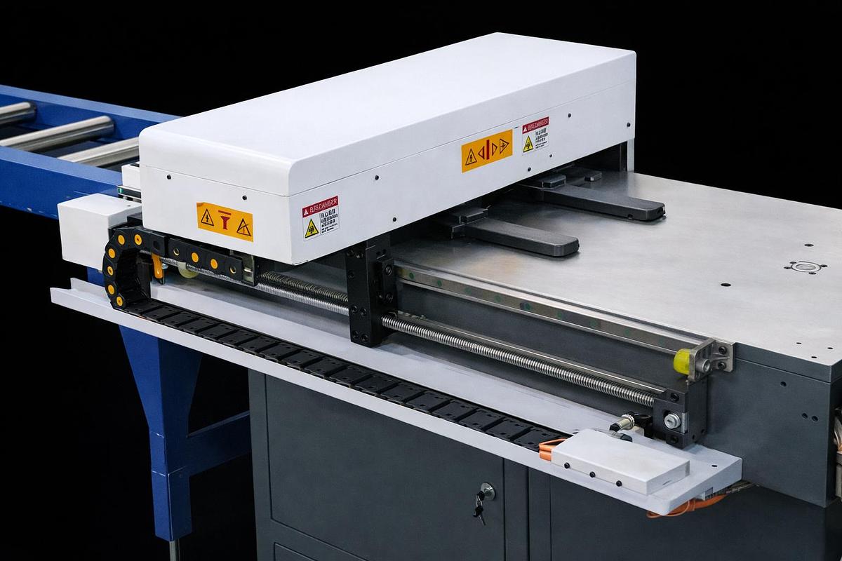 PUNZONATRICE CESOIA CNC PER BARRE IN RAME E ALLUMINIO IBETAMAC 500 CE