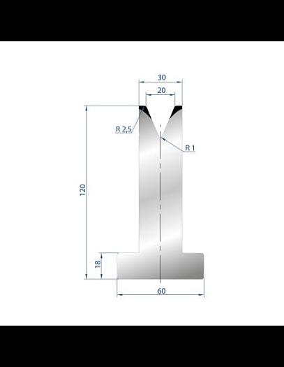 MATRICI T TIPO AMADA PROMECAM 45°