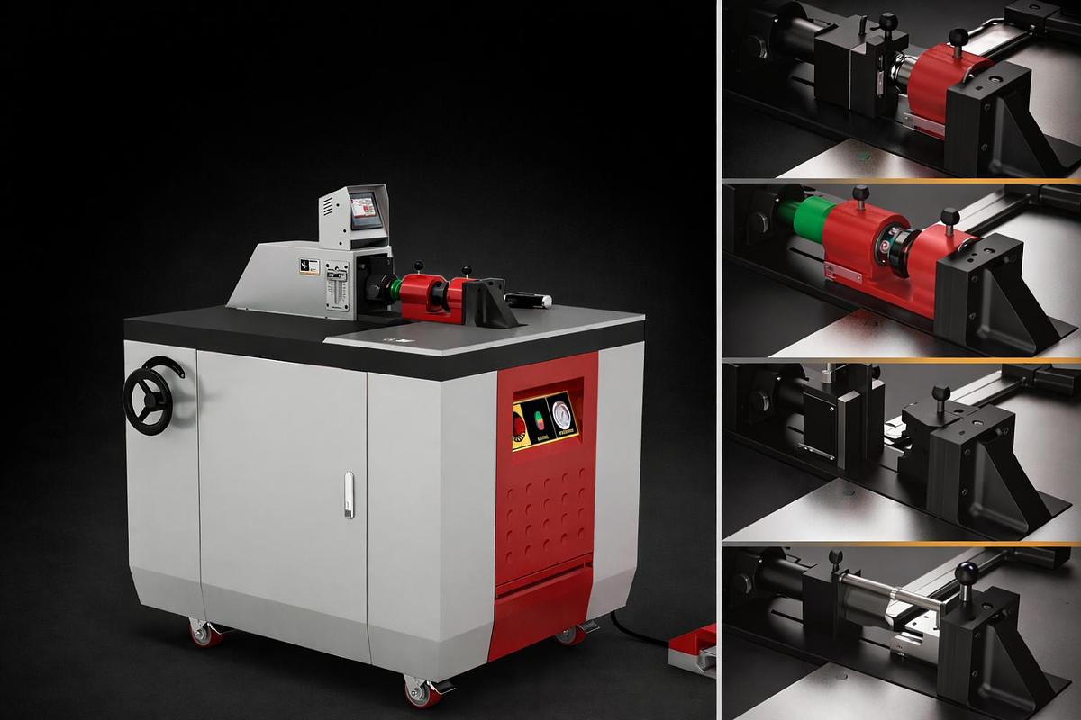 MACCHINA BARRE IN RAME NUOVE CE HBC PC 120 EH