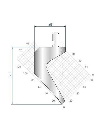 PUNZONE TIPO ESH 86°