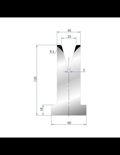 MATRICI T TIPO AMADA PROMECAM 30°