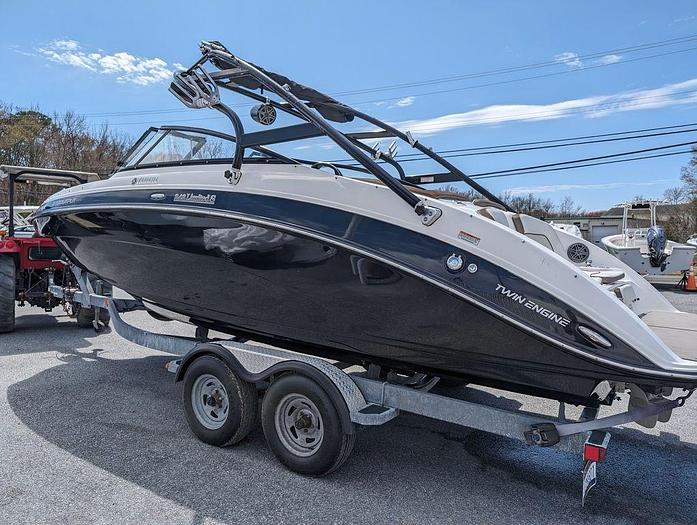Used 2014 Yamaha Marine 242 Limited S With Galvanized Trailer