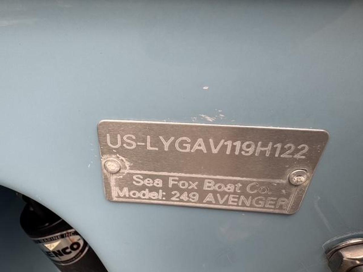 Used 2022 Sea Fox 249 Avenger