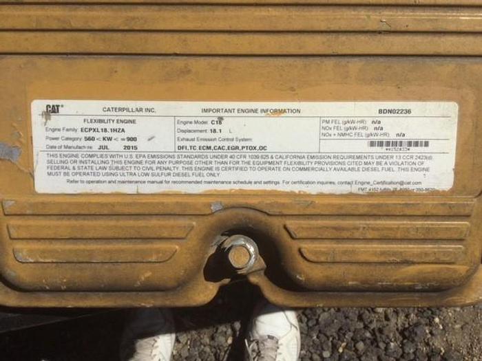 Used 2015 Caterpillar C18 Engine