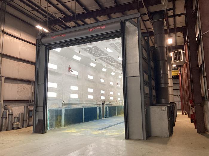 Used Used Production Systems  Inc.  Industrial Large Equipment Paint Booth