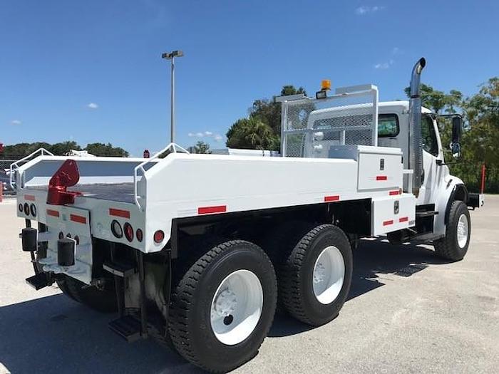 Used 2007 Freightliner M2-106 6X6 12ft Flatbed Winch Truck - C87324