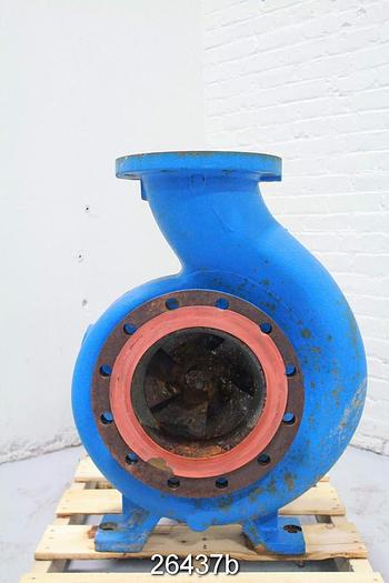 Used Goulds 3196 Pump, 3196, 8X10X13, 5 Vane Impeller, 12" Diameter  Impeller, Ductile Iron Casing, Ductile Iron Impeller, Ductile Iron Stuffing Box, Mechanical Seal,  Xlt-X Power End #26437