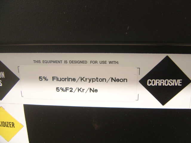 Used Air Products GG AP10 (Fluorine) Gas Cabinet