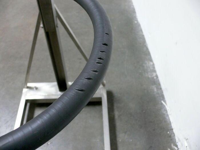 Used Tilting Stainless Steel Lab Glassware Rolling Stand / Clamp