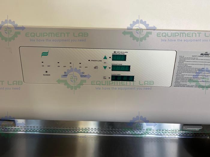 Used Nuaire  NU-430-600 Class II B2 Biological Safety Cabinet 115V