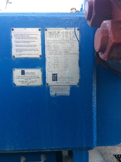 Used Ewco 1600 laturno pump