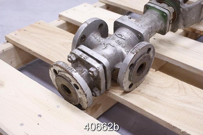Used HTT Steam Valve, 1x1x1" #40662
