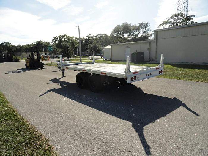 Used Allegheny Flatbed T/A AB Extendable Pole Trailer - 69389