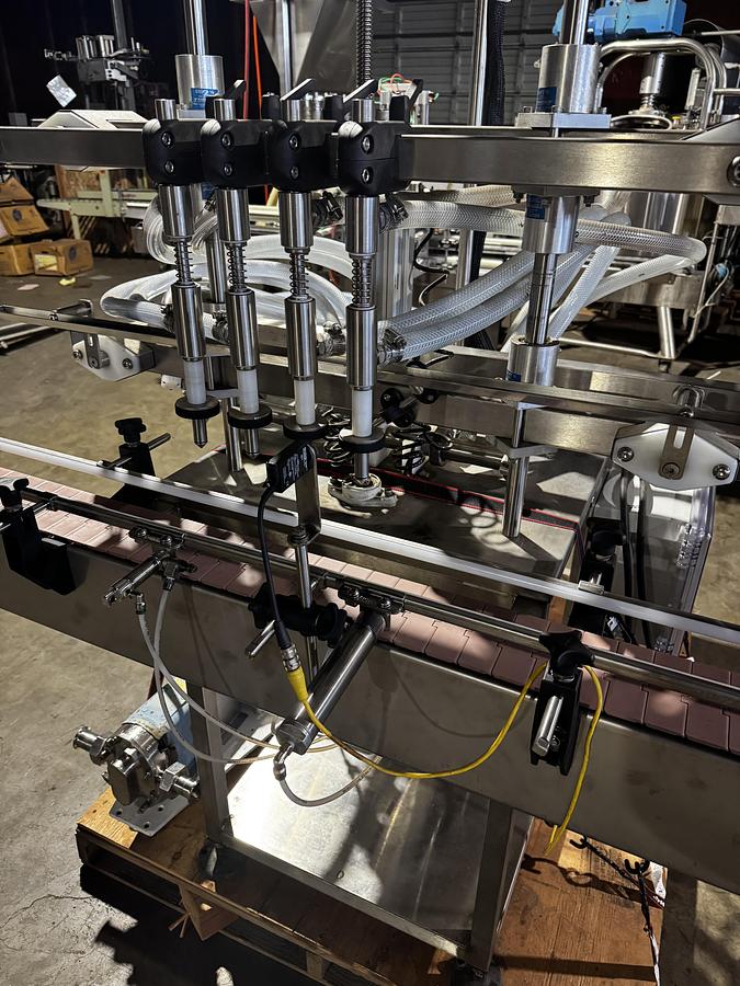 Used Inline Filling Systems Inline 4 Head Filler