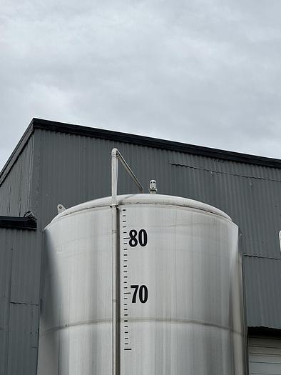 Used Used Premier Stainless 80 bbl (Approx 2480 Gal) jacketed brite (carbonating) tank