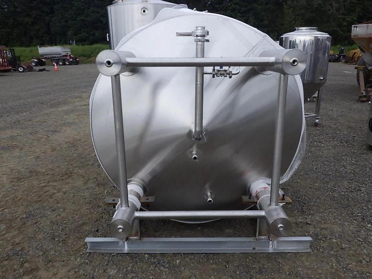 Used (2) Available - Previously sold 20 bbl/2500L/660Gal jacketed brite tank