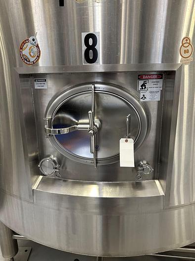 Used (2) Used Newlands 132BBL/ 4100 Gallon Jacketed Brite Tank