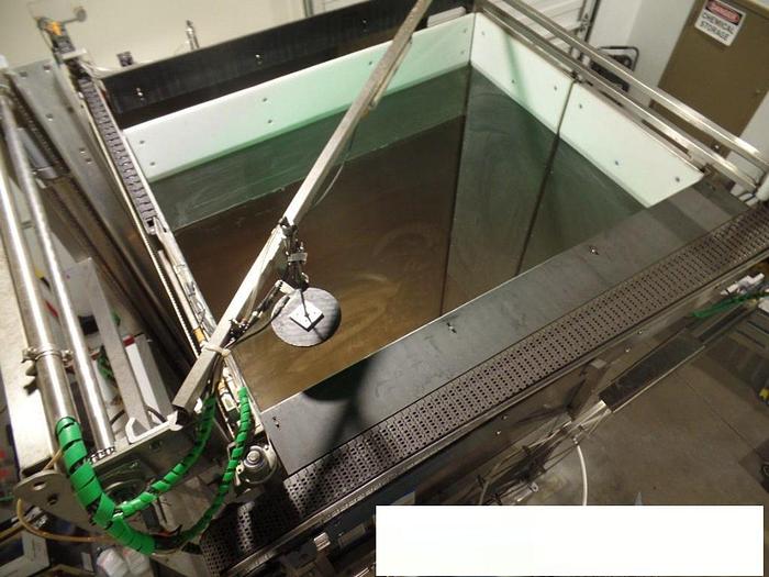 Used Used Alpha Canhusker full height depalletizer