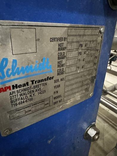 Used Used IDD Skid Mounted Purepass Flash Pasteurizer