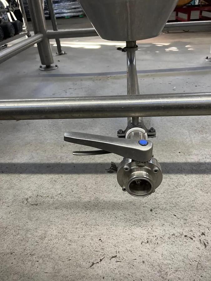 Used (2) Available - Used QTS Quality Tank Solutions 90 bbl / 2790 Gal Jacketed Conical Fermenter Tank