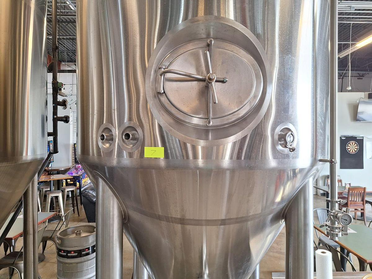 Used Used NFE 40 bbl / 1240 Gal conical jacketed fermenter