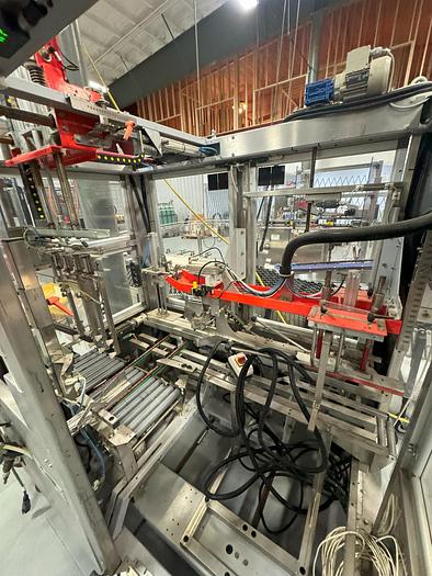 Used GAI 8032A Bier Monobloc rinser/filler/crowner/ropp capper With Support Equipment