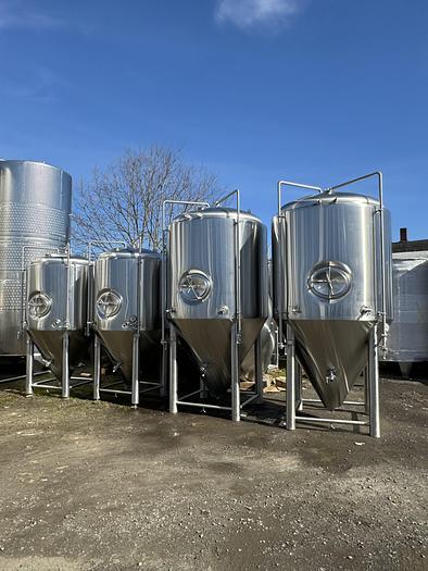 Used (2) Available - Used ABE 30 bbl Jacketed unitank fermenters