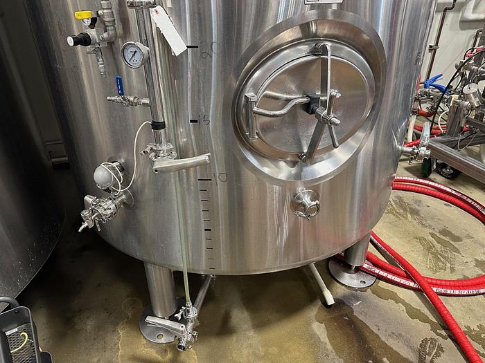 Used Used Premier Stainless 80 bbl (Approx 2480 Gal) jacketed brite (carbonating) tank